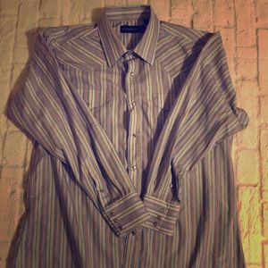 Panhandle Slim Pearl Snap Button Up XL